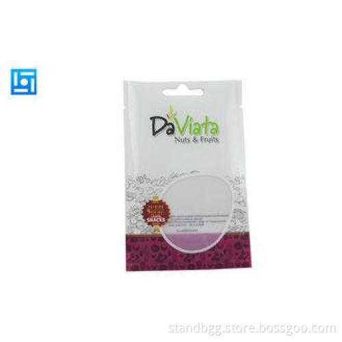 Euro Hole Resealable Stand Up Food Pouches Zipper With Wind